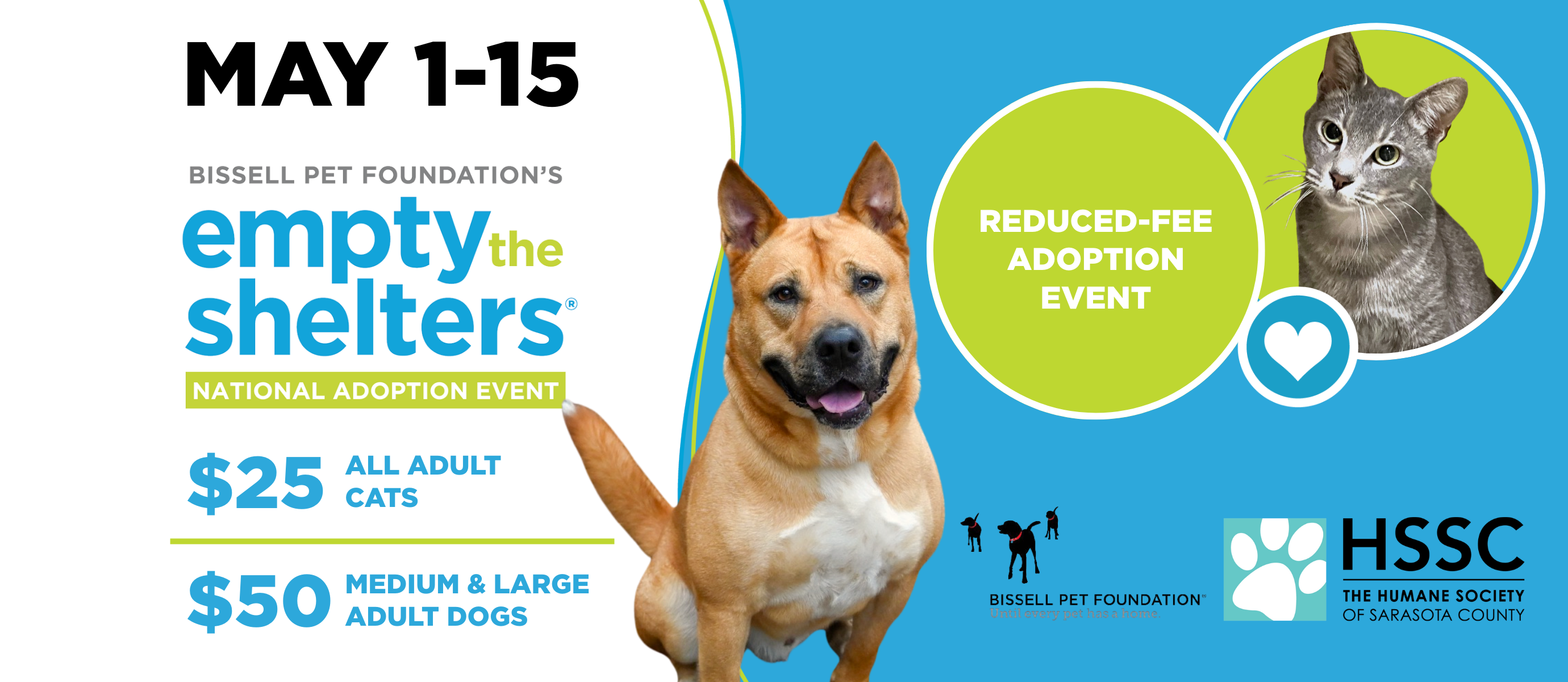 Empty the Shelters, May 1-15